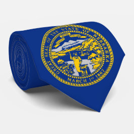 Corbata Bandera del estado de Nebraska