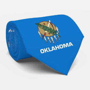 Corbata Bandera del estado de Oklahoma