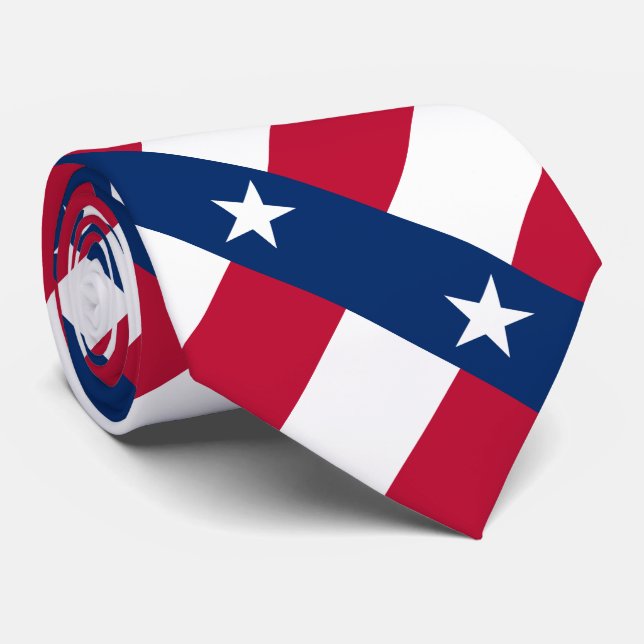 Corbata Bandera del estado de Texas (Enrollado)