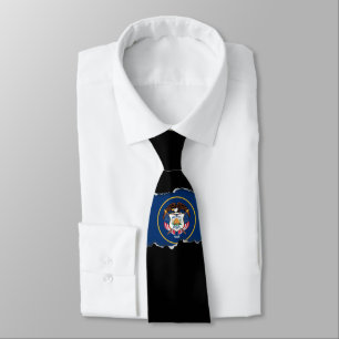 Corbata Bandera del estado de Utah