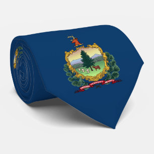 Corbata Bandera del Estado de Vermont