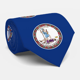 Corbata Bandera del Estado de Virginia