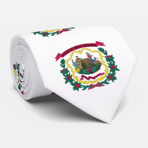 Corbata Bandera del Estado de Virginia Occidental