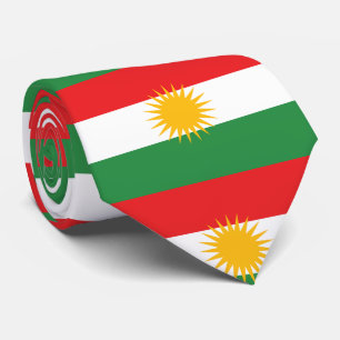 Corbata Bandera del Kurdistan (Kurdistan o Alaya Rengîn d