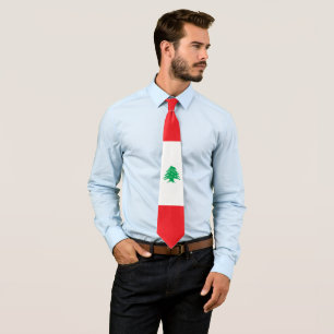 Corbata Bandera del Líbano