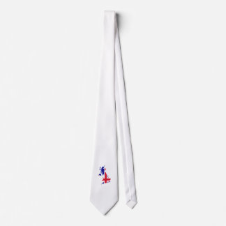 Corbata Bandera del mapa de Gran Bretaña