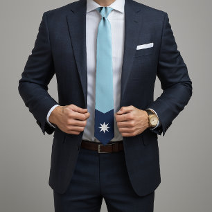 Corbata Bandera del nuevo estado rebelde de Minnesota