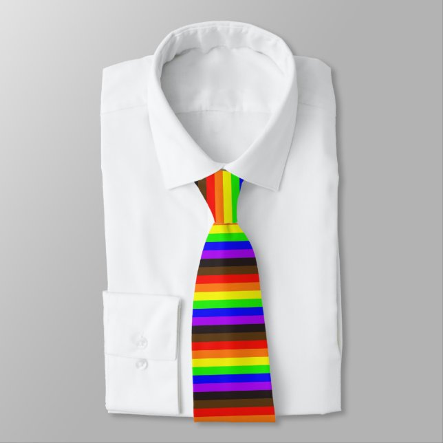 Corbata Bandera del orgullo (Atado)