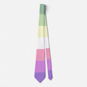 Corbata Bandera del Orgullo de Genderfae