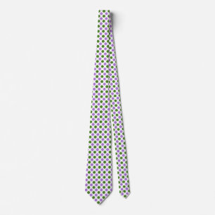 Corbata Bandera del Orgullo de Género Colores Polkadots