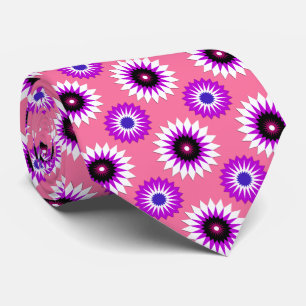 Corbata Bandera del orgullo de género / patrón de flor ros