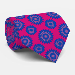 Corbata Bandera del orgullo de la bizcosis / patrón de flo