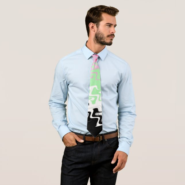 Corbata Bandera del Orgullo Recíproco (In situ)