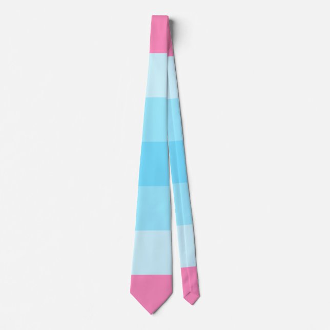 Corbata Bandera del Orgullo Transmasculino (Anverso)