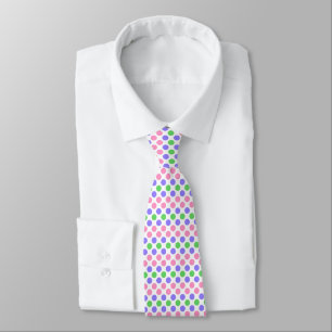 Corbata Bandera del Orgullo Trigénero Colores Polkadots