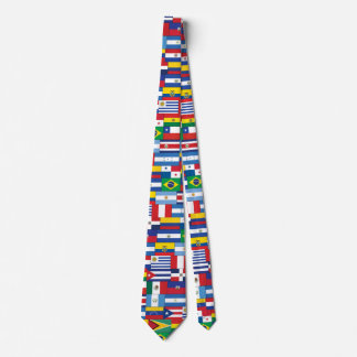 Corbata Bandera del Patrimonio Hispano Empate Necktie Lati