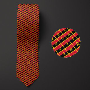 Corbata Bandera del patrón de Angola