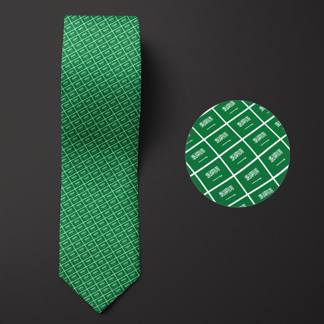 Corbata Bandera del patrón de Arabia Saudita (Subido por el creador)