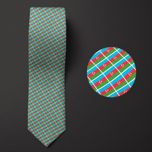 Corbata Bandera del patrón de Azerbaiyán