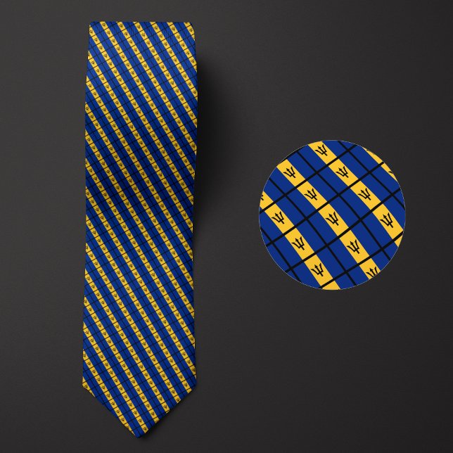 Corbata Bandera del Patrón de Barbados (Subido por el creador)