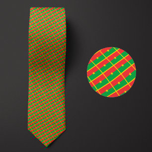 Corbata Bandera del patrón de Burkina Faso