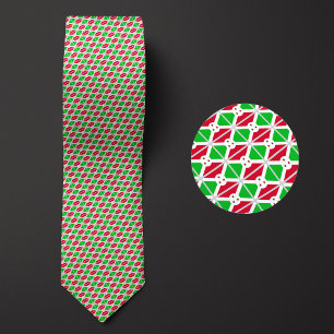 Corbata Bandera del patrón de Burundi
