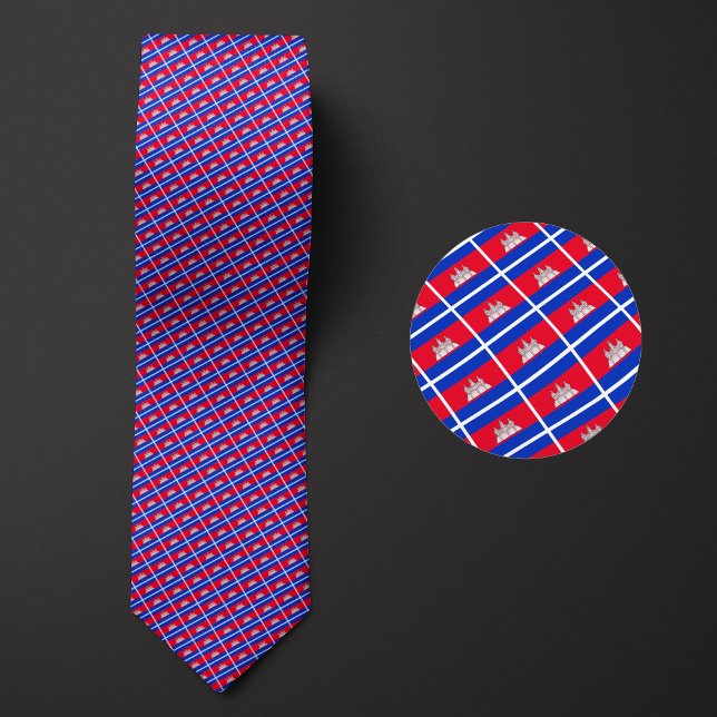 Corbata Bandera del Patrón de Camboya (Subido por el creador)