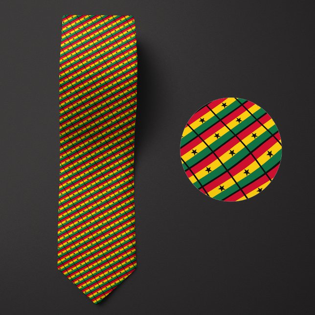 Corbata Bandera del patrón de Ghana (Subido por el creador)