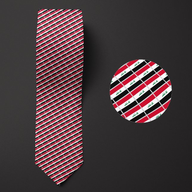 Corbata Bandera del patrón de Iraq (Subido por el creador)
