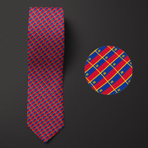 Corbata Bandera del Patrón de Liechtenstein