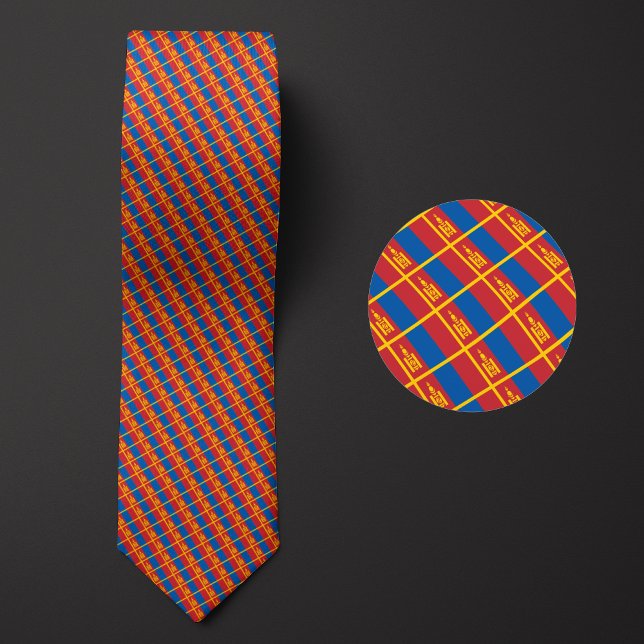 Corbata Bandera del patrón de Mongolia (Subido por el creador)