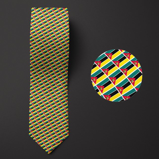 Corbata Bandera del patrón de Mozambique (Subido por el creador)