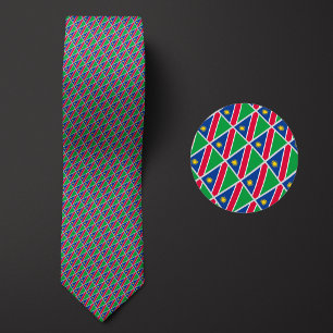 Corbata Bandera del Patrón de Namibia