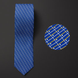 Corbata Bandera del patrón de Nauru