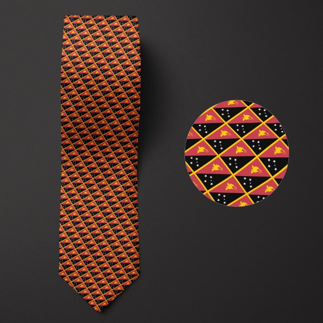 Corbata Bandera del Patrón de Papúa Nueva Guinea (Subido por el creador)