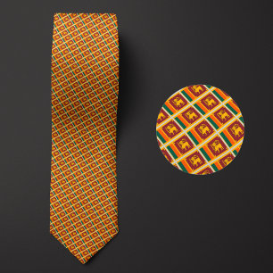 Corbata Bandera del patrón de Sri Lanka
