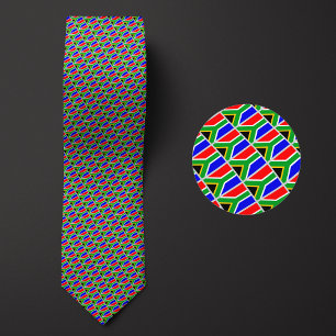 Corbata Bandera del Patrón de Sudáfrica