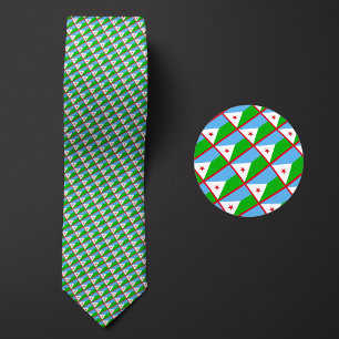 Corbata Bandera del patrón de Yibuti