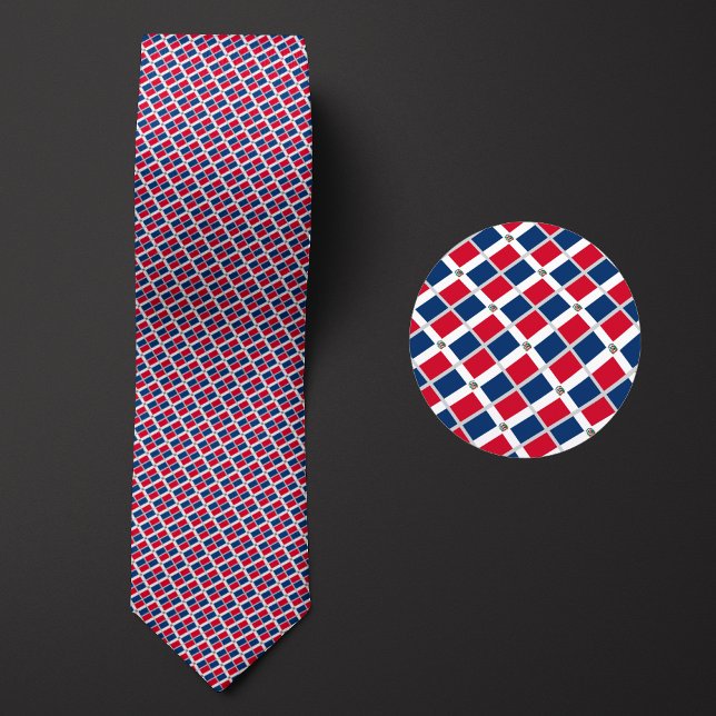 Corbata Bandera del Patrón República Dominicana (Subido por el creador)