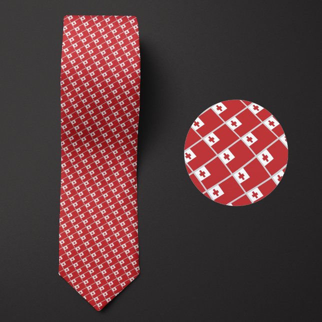 Corbata Bandera del patrón Tonga (Subido por el creador)