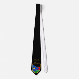 Corbata Bandera del sur hermosa de Sudán