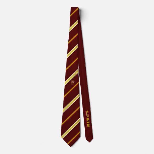 Corbata Bandera española de las rayas (Anverso)