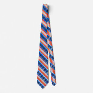 Corbata Bandera estadounidense