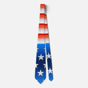 Corbata Bandera estadounidense