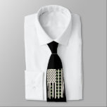 Corbata Bandera estadounidense con piedras para los St Pat<br><div class="desc">Bandera estadounidense con piedras en el día del Santo Patrocinador</div>