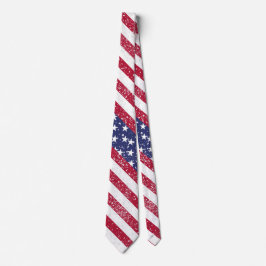 Corbata Bandera estadounidense con problemas