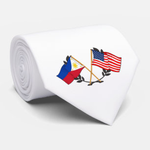 Corbata Bandera estadounidense filipina Patrimonio filipin