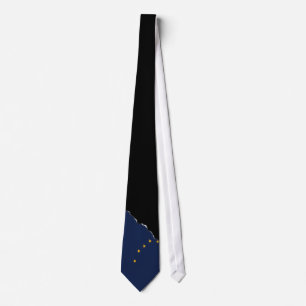 Corbata Bandera estatal de Alaska