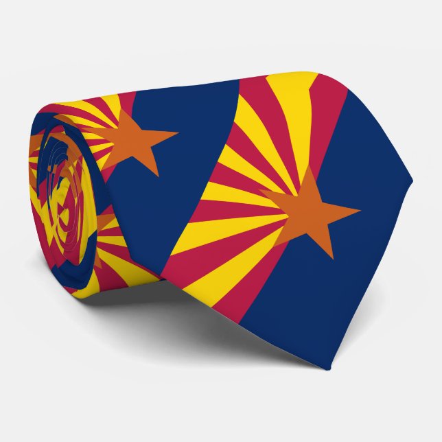 Corbata Bandera Estatal de Arizona (Enrollado)