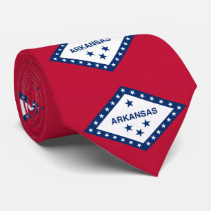 Corbata Bandera estatal de Arkansas